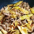さや乃風's cooksnap of when they made たけのこと豚肉の煮物.