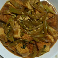 ビビとさっちん's cooksnap of when they made カレー風味～厚揚げとセロリの煮物.