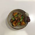 クックGD993I☆'s cooksnap of when they made かぼちゃとオクラの納豆あえ♪.