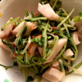 さらんだー's cooksnap of when they made 簡単5分！豆苗とちくわの梅マヨポン和え.