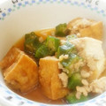 あまねっち29's cooksnap of when they made オクラ＆厚揚げ＆鶏挽肉の煮物.