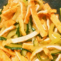 のりこのりとって's cooksnap of when they made お揚げとキュウリの和え物.