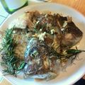 hiromarig's cooksnap of when they made 適当な鯛の兜（頭の部分）焼き.