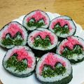 ふみこばあ's cooksnap of when they made お花見やお祝いに♪桜の（木）飾り巻き寿司.