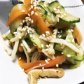 ☆レオ☆ムック☆'s cooksnap of when they made 夏にさっぱり胡瓜とあげの酢の物.