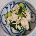 海璃っちmama's cooksnap of when they made 叩きキュウリとササミねサッパリ和え.