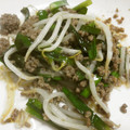 こじぴー's cooksnap of when they made もやしとニラのひき肉炒め.