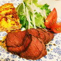 ＊りょうな＊'s cooksnap of when they made 裏技＊炊飯器で作る簡単ローストビーフ.