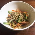 さきさ☆'s cooksnap of when they made もやしとキュウリと人参のナムル.