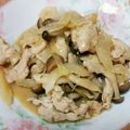 NTHママ's cooksnap of when they made 豚肉としめじの玉ねぎ炒め 味噌バター味.