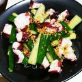 70minto's cooksnap of when they made タコときゅうりの冷製ペペロンチーノ♪.