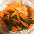 yuka119's cooksnap of when they made いつもの常備菜　ピーマンと人参のナムル.