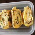 トリノオリンピック☆'s cooksnap of when they made お弁当やおかずに！大葉(青じそ)の卵焼き.