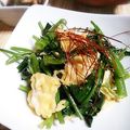 ＴＯＭＯＷＡＴ's cooksnap of when they made 空芯菜と玉子の炒め物.