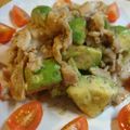 てんてん♡'s cooksnap of when they made 超ウマ簡単！豚肉とアボカドの炒め.