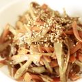 ひーゆーママ's cooksnap of when they made お肉でボリュームUP☆きんぴら.
