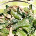 t_ohta's cooksnap of when they made チンゲン菜の胡麻味噌マヨ和え.