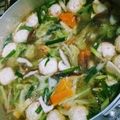 クックT4DAYK☆'s cooksnap of when they made 肉団子と春雨のスープ.