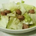きのこ工房's cooksnap of when they made 超簡単！キャベツとソーセージのレンジ蒸し.
