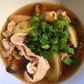 leefoto's cooksnap of when they made 豚肉・油揚げ・長ネギで肉汁うどん.