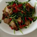 kumicyoo's cooksnap of when they made ベーコン・豆苗・カラーピーマンの塩糀炒め.