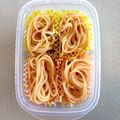 ごちねこ's cooksnap of when they made 【お弁当】レンジパスタで簡単たらこスパ.