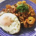 beer_holic's cooksnap of when they made おうちで作る！海老入りナシゴレン風炒飯.