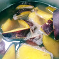 にゃる餅★'s cooksnap of when they made さつま芋とあずきの甘煮.