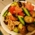 ｍｍ（ﾐﾘ）'s cooksnap of when they made 彩り野菜とカリカリ豚肉の冷製さっぱり和え.