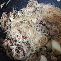 こりら３１９'s cooksnap of when they made 本格的に作るひき肉と春雨炒め.