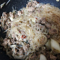 こりら３１９'s cooksnap of when they made 本格的に作るひき肉と春雨炒め.