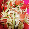 るてぃす's cooksnap of when they made みょうがとささみときゅうりの簡単サラダ.