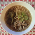 リラックマ君ママ♡'s cooksnap of when they made 鴨南蛮風！ナスと豚肉の簡単つけ麺.