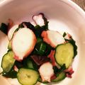 ミオミーオマンマミー's cooksnap of when they made タコとわかめときゅうりの酢の物 作り置き.