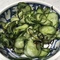 にゃあ７７７'s cooksnap of when they made きゅうりと塩昆布のおつまみ.