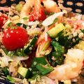 アカツキ55's cooksnap of when they made キヌアのヤムウンセン風サラダ.