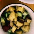 （＊あωや＊）'s cooksnap of when they made さつま芋とキュウリの☆カレーマヨサラダ.