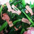 ゆずっこ柚樹's cooksnap of when they made 簡単炒めるだけ★ニラとベーコン炒め.