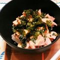 すいいろ's cooksnap of when they made 魚肉ソーセージ丼 わさびマヨネーズ編.
