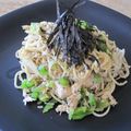 Eye candy's cooksnap of when they made 簡単・梅ゆかりパスタ.