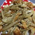 McSquirrel's cooksnap of when they made ちくわの甘辛✳︎お弁当に.