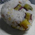 yuzunon's cooksnap of when they made さつまいも☆ごはん.