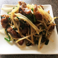 しゅりさく's cooksnap of when they made 砂ずりのニラもやし炒め.