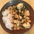 cheesedog's cooksnap of when they made 鮭のマーボー豆腐(飯)(しょうゆ味).