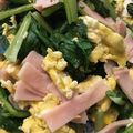 mayumizuki's cooksnap of when they made 彩り良いかぶの葉の炒め物.