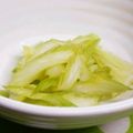 みっくママ's cooksnap of when they made 簡単！らっきょう酢でセロリのごま酢あえ.