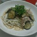 chirol1230's cooksnap of when they made 茄子豚ダレ素麺.