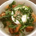 makinohuhu's cooksnap of when they made 簡単！鶏の照り玉丼.