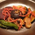 ちゃんみる's cooksnap of when they made 秋野菜の焼きびたし～紅生姜で～.