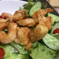 シップル's cooksnap of when they made 小えびも大えびになる海老のフリッター.